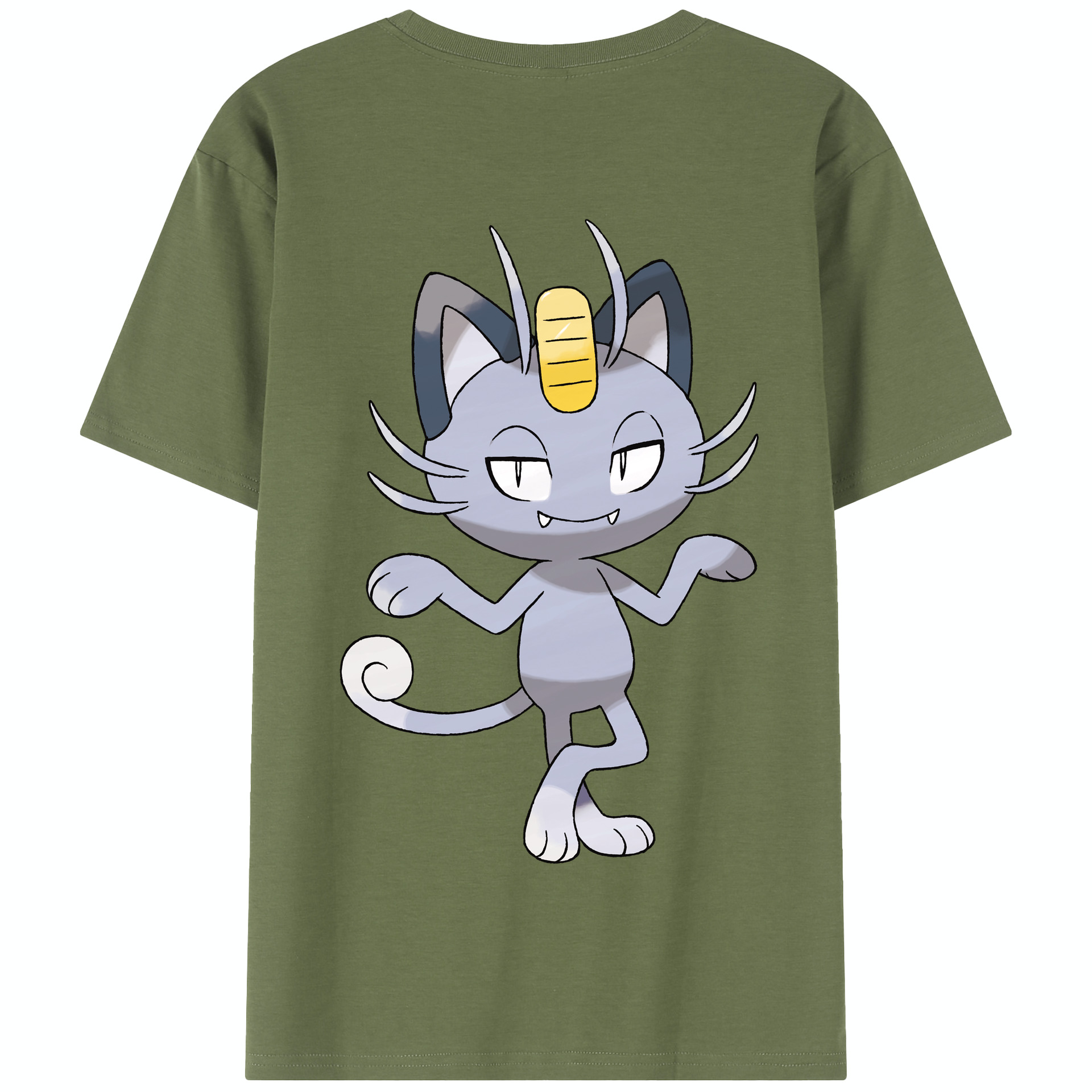 （画像用） ポケットモンスター Pokémon 綿100％半袖Tシャツ（背面プリント）